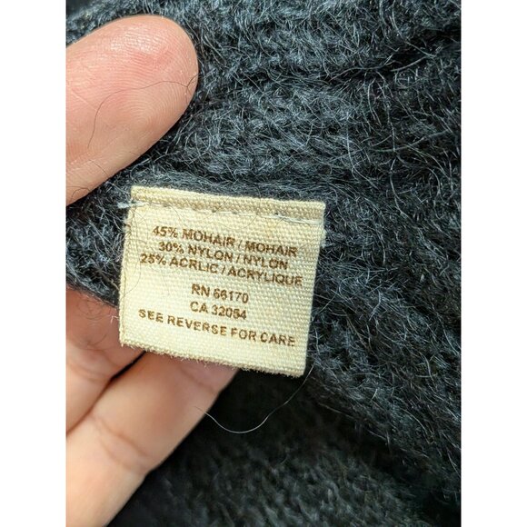 Free People Cardigan Women Size S Mohair Blend Cropped Textured Open Front Boho - Picture 8 of 9